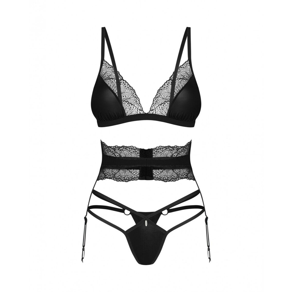 Ensemble de Lingerie Obsessive XS/S 3 Pièces